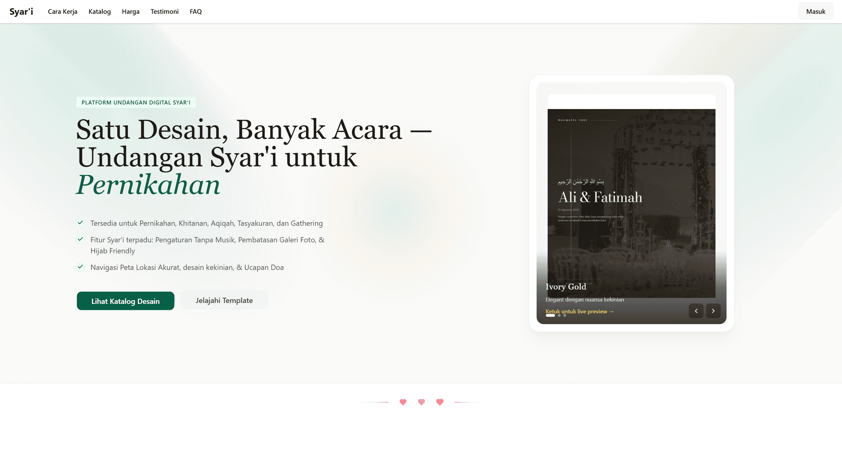 Digital Syar'i Invitation